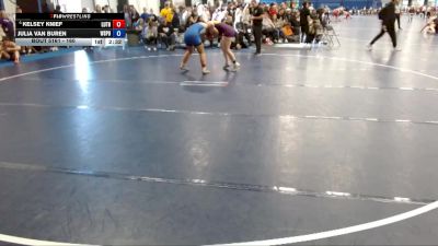 160 lbs Cons. Round 3 - Kelsey Knief, Luther vs Julia Van Buren, Wisconsin Stevens Point
