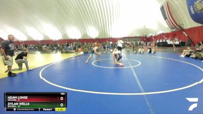 150 lbs Placement Matches (16 Team) - Dylan Wells, Batavia vs Adam Lohse, WCAABE