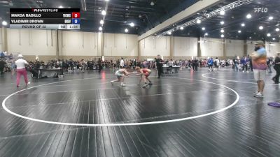 120 lbs Round Of 32 - Makoa Badillo, Youth Impact Center Wrestling Club vs Vladimir Drown, Brevard FCA