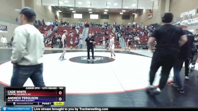 160 lbs Quarterfinal - Cade White, Fighting Squirrels WC vs Andrew Ferguson, All In Wrestling Academy