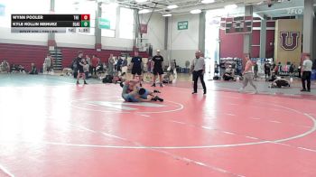 130 lbs Consi Of 4 - Wynn Pooler, The Hill School vs Kyle Rollin Menuez, Black Fox