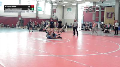 130 lbs Consi Of 4 - Wynn Pooler, The Hill School vs Kyle Rollin Menuez, Black Fox