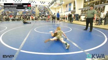 52 lbs Semifinal - Daxton Houston, Skiatook Youth Wrestling vs Lane Pankaskie, Claremore Wrestling Club