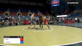 220 lbs Rnd Of 32 - Kaylon Wolf, Oklahoma vs Harrison Levans, Pennsylvania