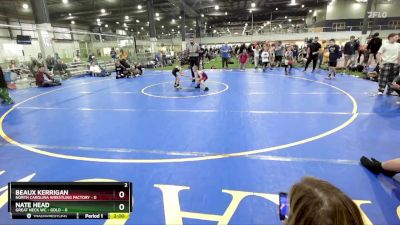 45 lbs Finals (2 Team) - Nate Head, GREAT NECK WC - GOLD vs Beaux Kerrigan, NORTH CAROLINA WRESTLING FACTORY