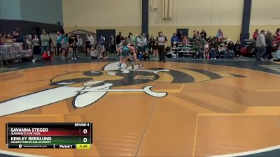 90 lbs Round 4 - Kenley Berglund, Askren Wrestling Academy vs Savanna Steger, Alburnett Mat Pack