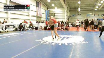 138 lbs 5th Place - Luke Benedict, PA vs Tyler Mason, WV