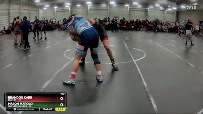 190 lbs Round 5 (8 Team) - Brandon Carr, Team GT vs Mason Marolo, Mat Assassins Red