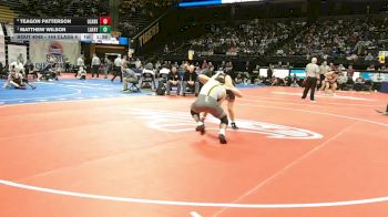 144 Class 4 lbs Champ. Round 1 - Matthew Wilson, Lafayette (Wildwood) vs Teagon Patterson, Ozark