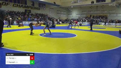 116 lbs Consi Of 32 #2 - Issac Torrez, St. John Bosco vs Trajan Pannell, Los Gatos