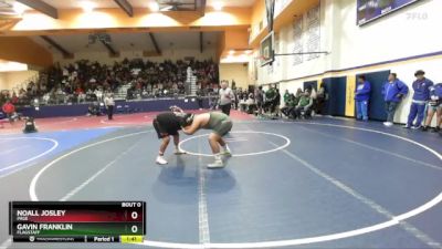 285 lbs Round 2 - Gavin Franklin, Flagstaff vs Noall Josley, Page