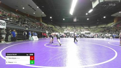 217 lbs Consi Of 16 #1 - Zachary Sendejas, Righetti vs Ethan Naus, Frontier