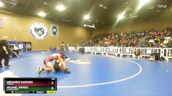 150 lbs Champ. Round 2 - Michael Ramos, Golden West vs Armando Sanchez, Sanger