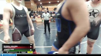 285 lbs Champ. Round 1 - Russell Walden, Baker/Powder Valley vs Joseph Choi, Philomath