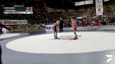 Intermediate Boys - 56 lbs Cons. Round 2 - Jesse Unpingco, Wild Cats Wrestling Club vs Seamus McCarney