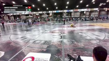 120 lbs Semifinal - Bryce Oostenink, Sioux Center Riptide vs Aramis Rivera, Montana Disciples