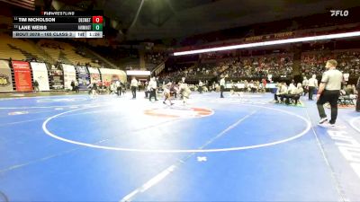 165 Class 3 lbs Champ. Round 1 - Tim Nicholson, De Smet Jesuit vs Lane Weiss, Farmington