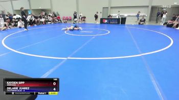 145 lbs Semis & 1st Wrestleback (8 Team) - Kayden Sipp, Nebraska vs Delarie Juarez, California Blue