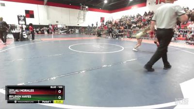 100 lbs Cons. Semi - Zitlali Morales, Tustin vs Ryleigh Hayes, Northview