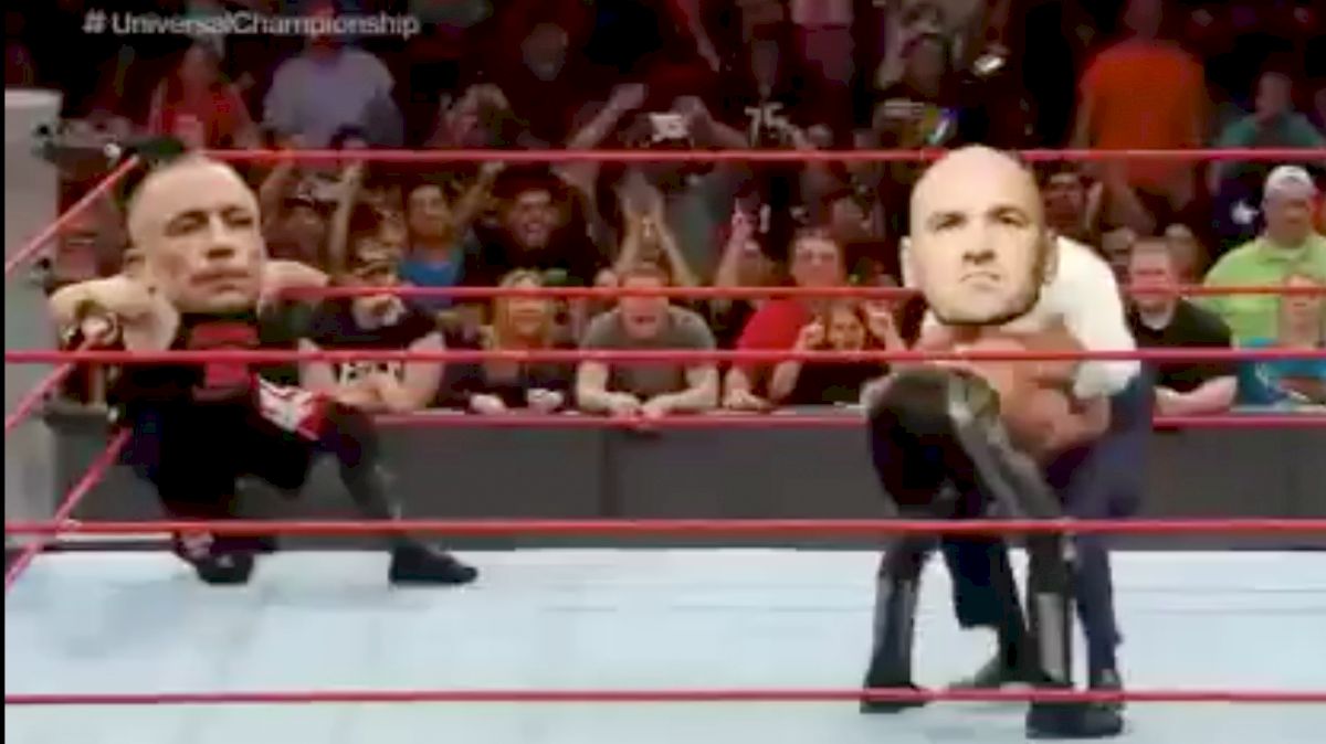 Dana White Turns on T-Wood, Helps GSP in This Amazing WWE GIF