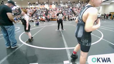 120 lbs Quarterfinal - Jax Reeves, Checotah Matcats vs John Moon, Black Fox Wrestling Club