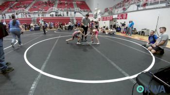 62 lbs Semifinal - Ashlynn Clark, Choctaw Ironman Youth Wrestling vs Kloe Routledge, Husky Wrestling Club