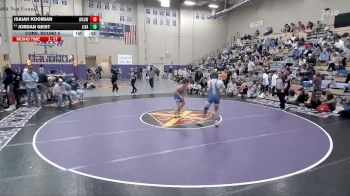 190 lbs Cons. Round 5 - Jordan Geist, Livingston Academy vs Isaiah Kooiman, Waukesha West