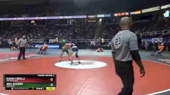 I-152 lbs Champ. Round 2 - Gavin Cirolli, Miller Place vs Ben Rogers, Wantagh