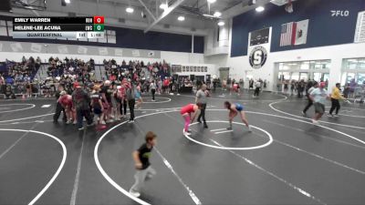 155 lbs Quarterfinal - Helene-Lee Acuna, Legacy Wrestling Center vs Emily Warren, Redondo Union HS