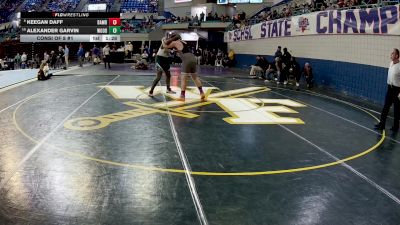 215 lbs Consi Of 8 #1 - Keegan Daff, Bamberg-Ehrhardt vs Alexander Garvin, Woodland