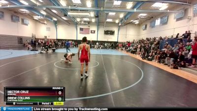 127-133 lbs Round 4 - Hector Cruz, Rawlins vs Drew Collins, Cheyenne East