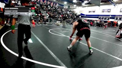 192 lbs Round 1 - Cassidy Cryer, Unattached vs Avah Guerrera, Los Osos