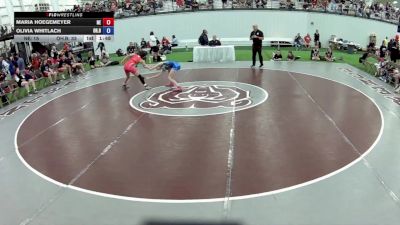 95 lbs Maria Hoegemeyer, Nebraska vs Olivia Whitlach, Ohio Blue