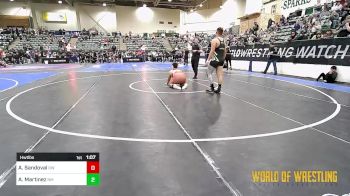 Semifinal - Andre Sandoval, RedWave Wrestling vs Andre Martinez, New Mexico