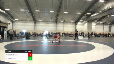 100 lbs Rr Rnd 1 - Manuel Cacoilo, Daniel Cormier Wrestling Club vs Jace Schut, Michigan Premier WC