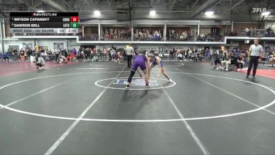 157 Silver Quarterfinal - Bryson Capansky, Cornell College vs Dawson Bell, Luther