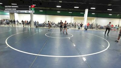 132 lbs Round Of 256 - Colton Russell, OH vs Antonio Boni, PA