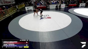 68 lbs Semifinal - Joselin Hernandez, Club Lucha Wrestling vs Angel Vasquez, Grappling Arts Of Stockton