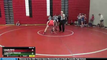 160 lbs Round 3 (10 Team) - Caleb Price, Oak Mountain vs Christian Freeman, Auburn