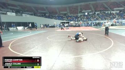 4A-138 lbs Semifinal - Joshua Collins, La Grande vs Porter Compton, Philomath