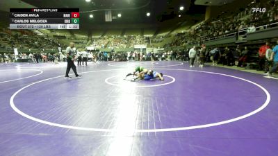120 lbs Quarterfinal - Caiden Avila, Madera vs Carlos Melgoza, Kingsburg