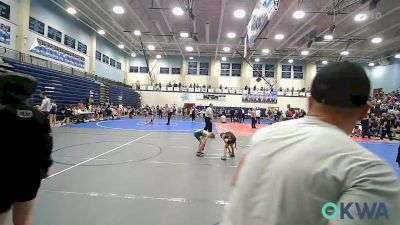 61 lbs Consi Of 4 - Beckett George, Honey Badgers Wrestling Club vs Gabriel Grass, Springdale Youth Wrestling Club