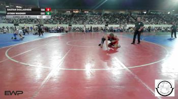 133 lbs Consi Of 16 #2 - Dastan Dollarhide, Tonkawa vs Ayden Wagner, Choctaw Jh