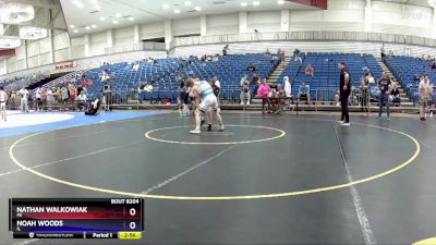 126 lbs Semifinal - Nathan Walkowiak, MI vs Noah Woods, IL