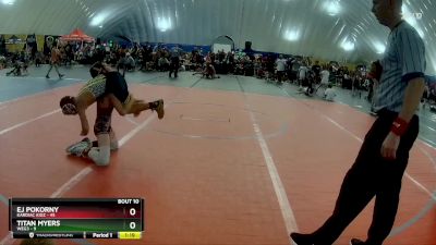 88 lbs Round 4 (6 Team) - EJ Pokorny, Kardiac Kidz vs Titan Myers, WEG3