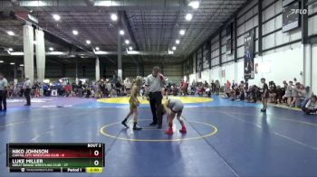 70 lbs Round 1 (4 Team) - Luke Miller, GREAT BRIDGE WRESTLING CLUB vs Niko Johnson, CAPITAL CITY WRESTLING CLUB