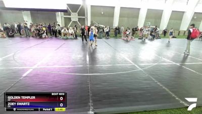 102 lbs Quarterfinal - Golden Templer, MT vs Zoey Swartz, CA