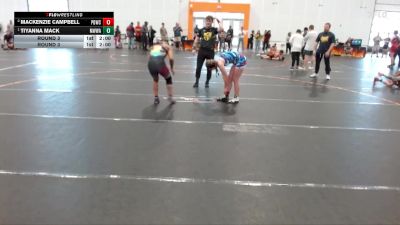 120/130 Round 3 - Tiyanna Mack, Mighty Warriors Wrestling Acad vs Mackenzie Campbell, Project Destiny Wrestling Club