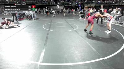 136 lbs Consi Of 8 #1 - Daniel Hood, Predators vs Beckett Schlack, Overtime