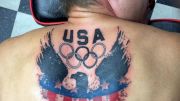Chris Brooks Gets the Ultimate Olympic Tattoo
